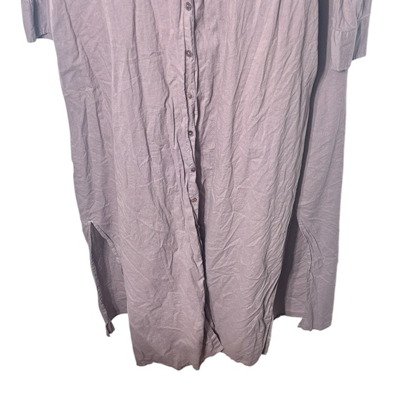 Natural life women’s L/XL cotton Lagenlook shirt dress relaxed casual summer - Picture 4 of 10